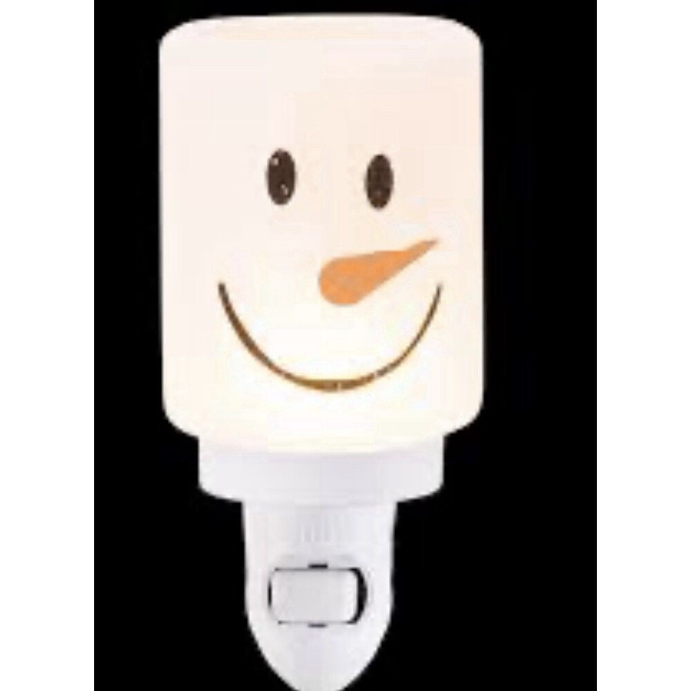 Scentsy Plug In Wax Warmer Frosty Glow Snowman New in Box